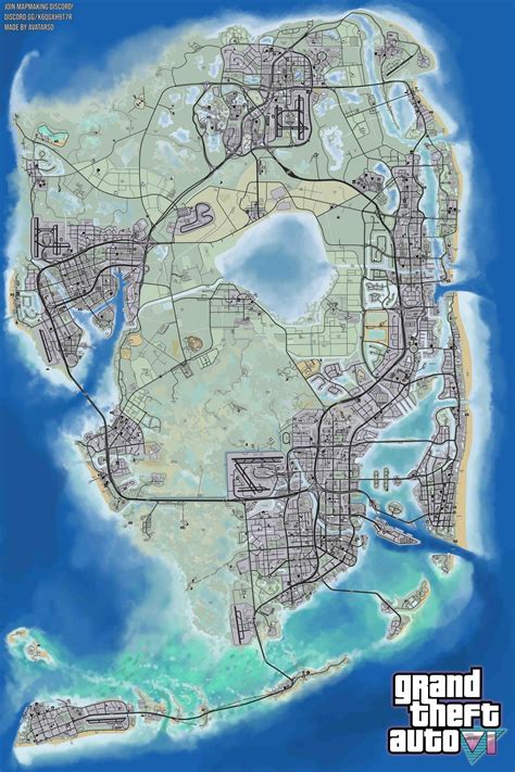 la carte de gta 6|Leak de la carte de GTA 6 : découvrez